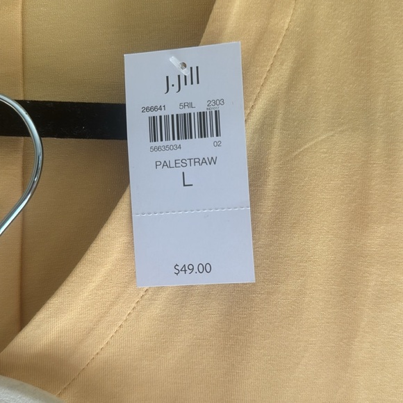 J. Jill Short Sleeve Tees - Yellow, White, Black - Picture 2 of 8